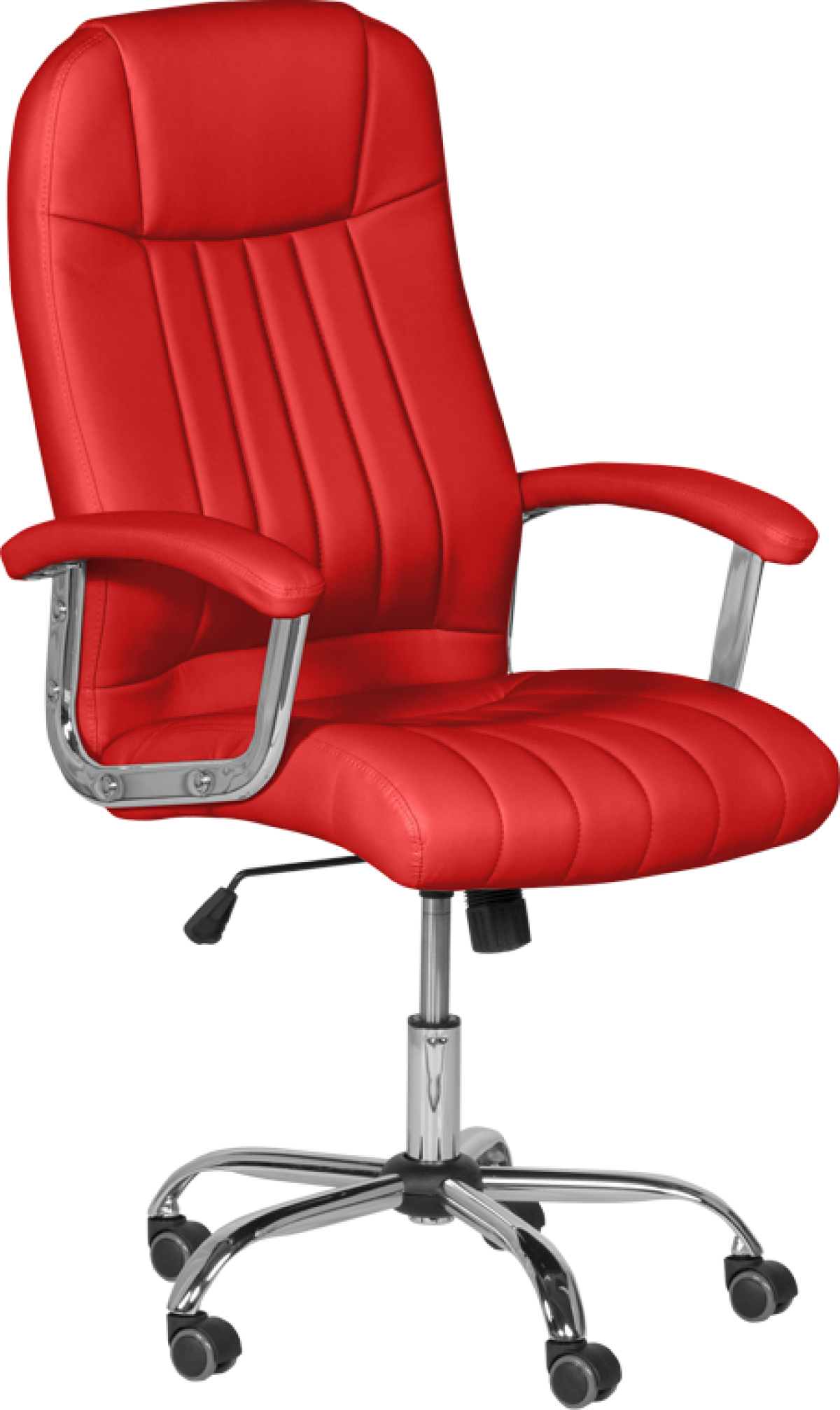 Президентски офис стол Carmen 6181 - червенна ниска цена с бърза доставка - BestPC.BG