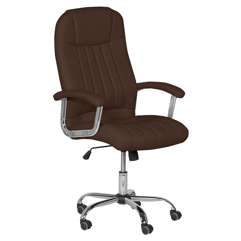 Президентски офис стол Carmen 6181 - кафявна ниска цена с бърза доставка - BestPC.BG