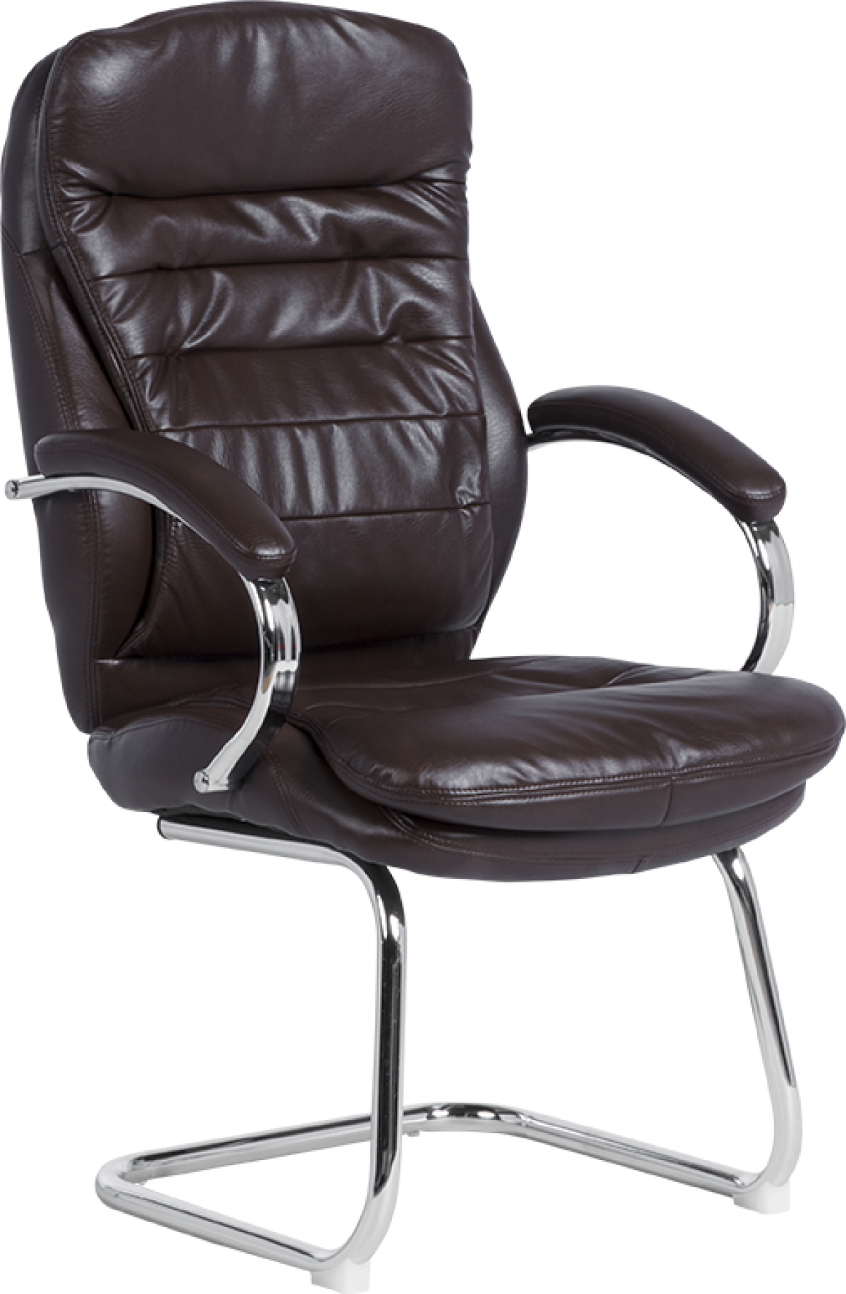 Посетителски стол Carmen 6154 - какаона ниска цена с бърза доставка - BestPC.BG