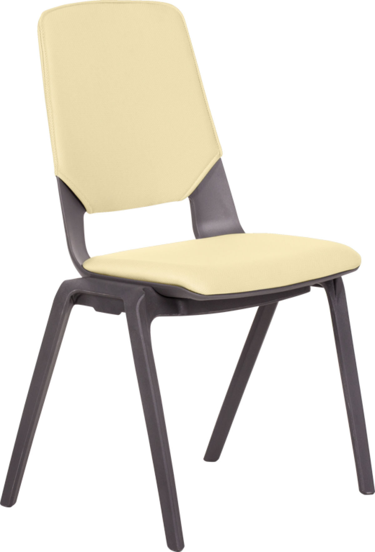 Посетителски стол LIMBER - светло жълтна ниска цена с бърза доставка - BestPC.BG