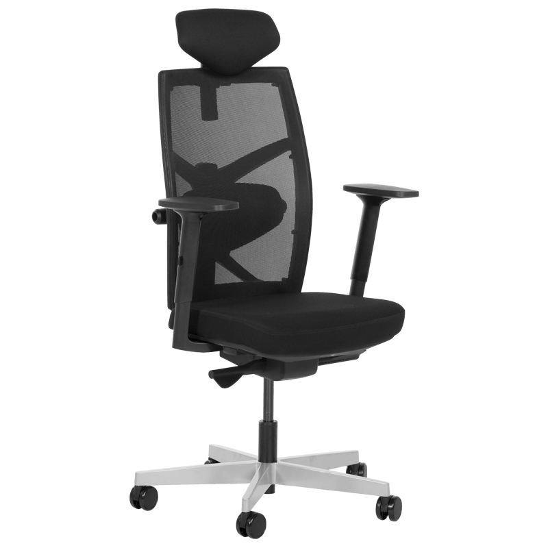 Ергономичен стол FREDO - черенна ниска цена с бърза доставка - BestPC.BG