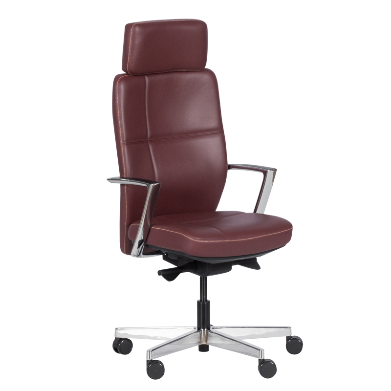 Ергономичен стол SAHARA - бордо LUXна ниска цена с бърза доставка - BestPC.BG