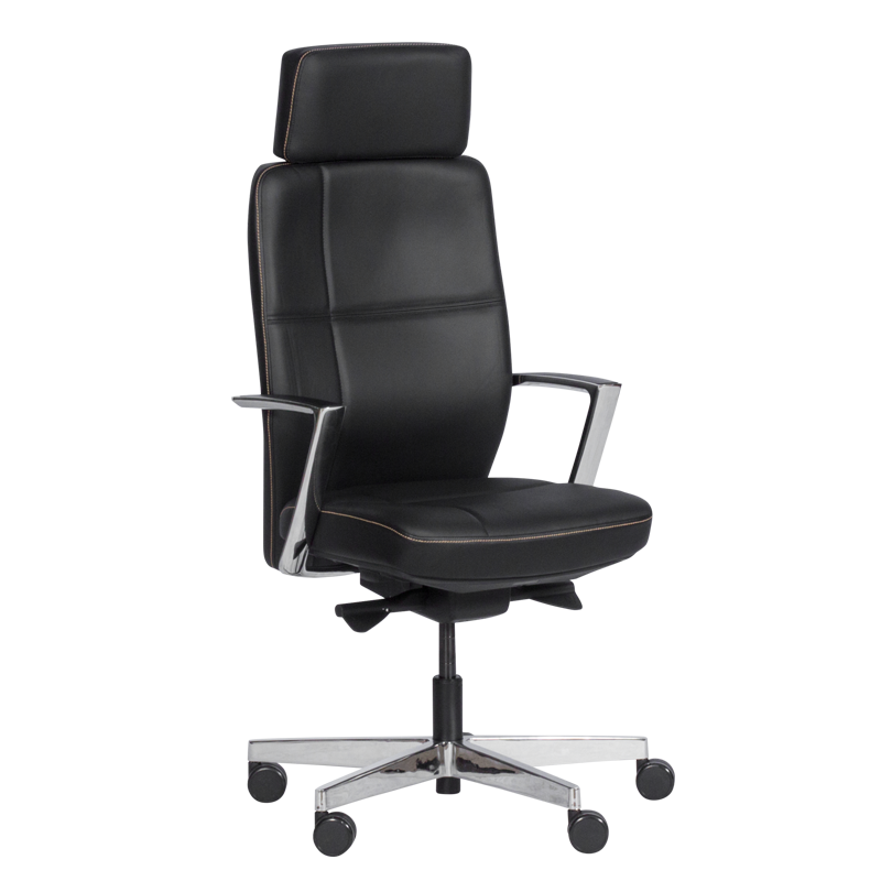 Ергономичен стол SAHARA - черен LUXна ниска цена с бърза доставка - BestPC.BG