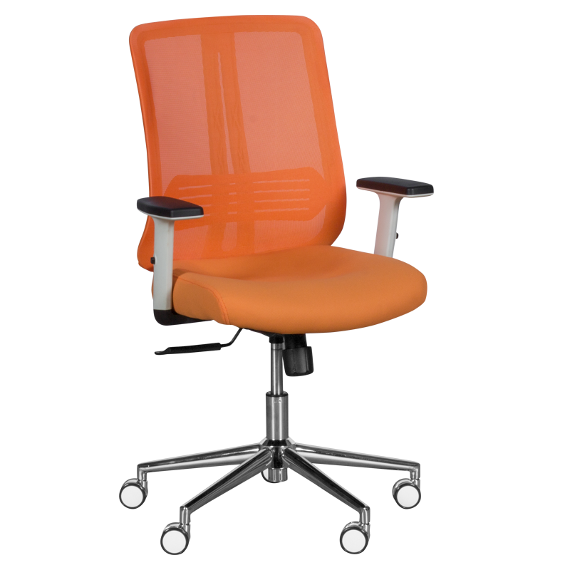 Президентски офис стол LORENA - оранжевна ниска цена с бърза доставка - BestPC.BG