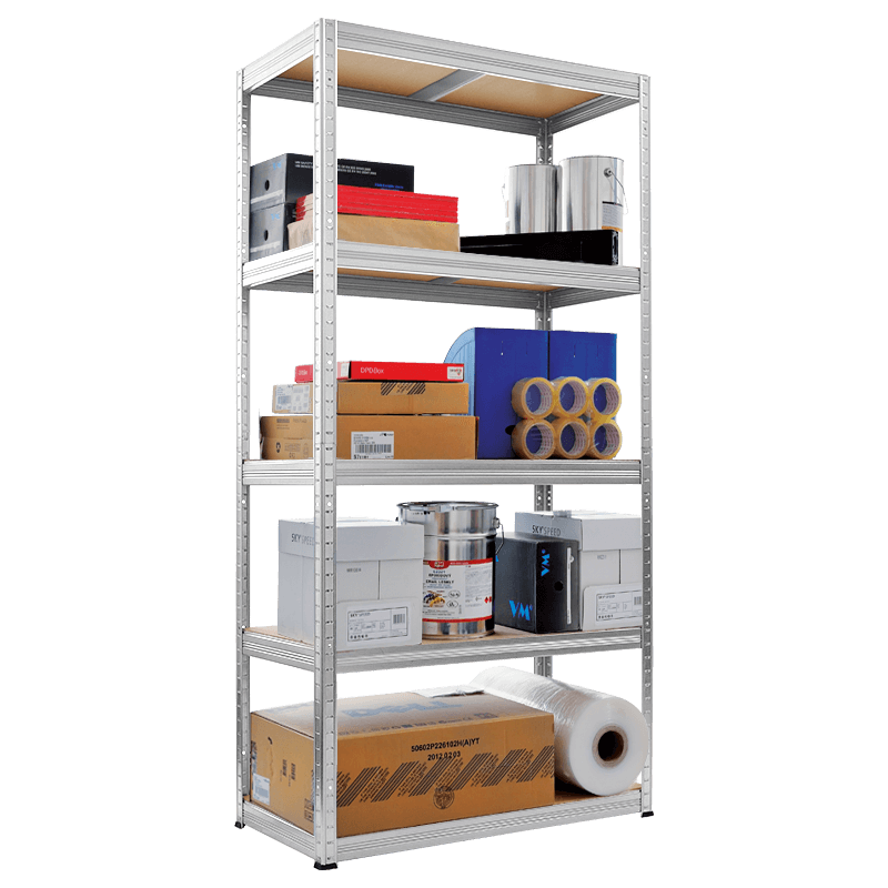 Метален стелаж STAR 180х90х35 см, до 350 кг на рафт - бялна ниска цена с бърза доставка - BestPC.BG