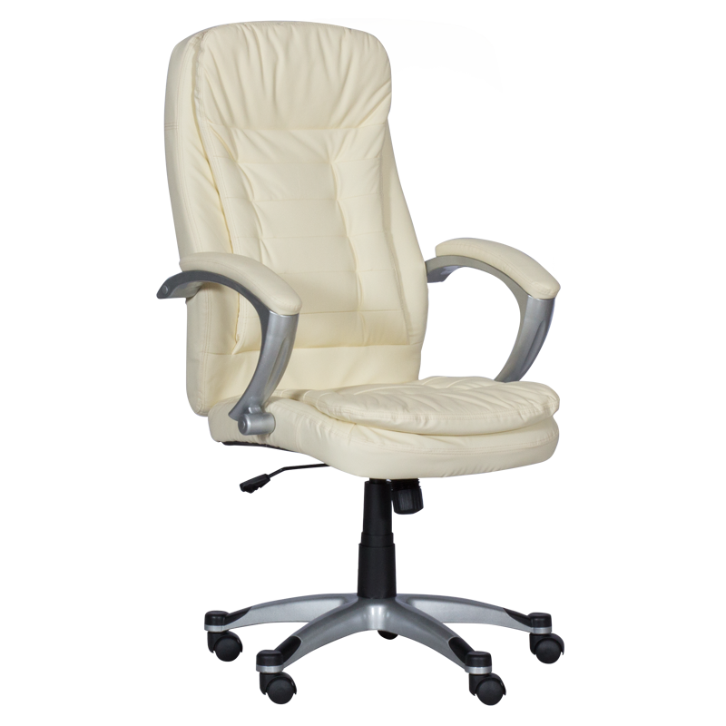 Президентски офис стол Carmen 9113 - кремна ниска цена с бърза доставка - BestPC.BG