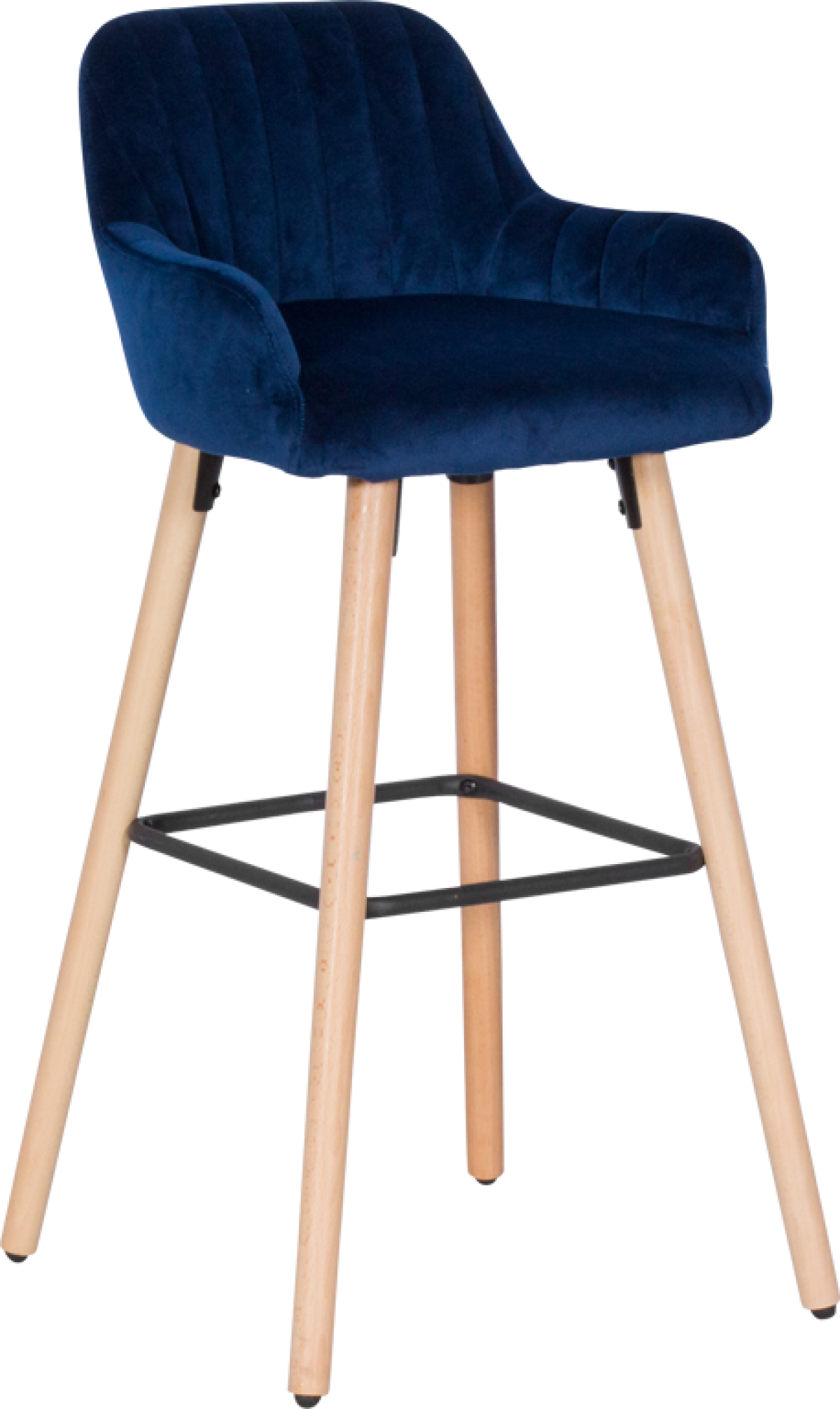 Бар стол Carmen 3082 - тъмно синна ниска цена с бърза доставка - BestPC.BG