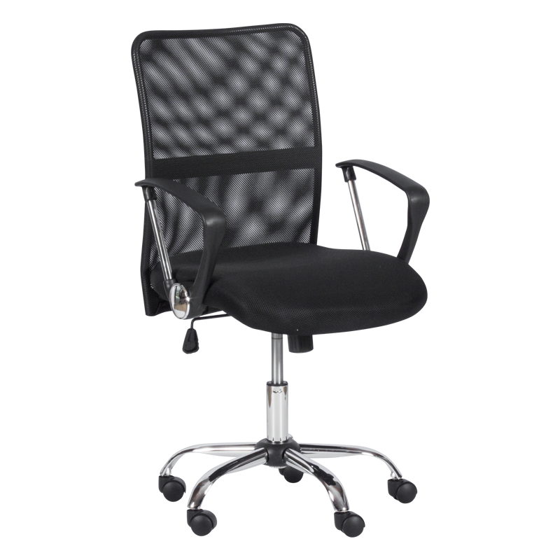 Работен офис стол Carmen 6591-1 - черенна ниска цена с бърза доставка - BestPC.BG