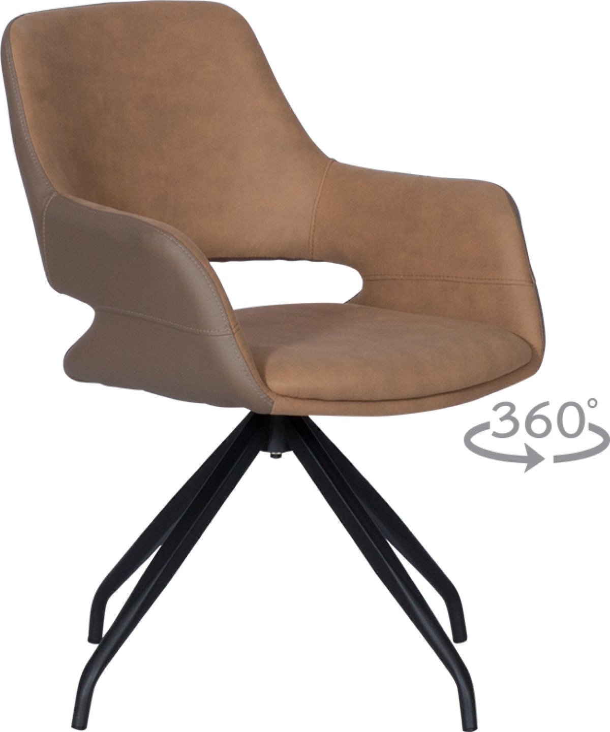 Трапезен стол WINSLOW -  златно кафяв SF 2на ниска цена с бърза доставка - BestPC.BG