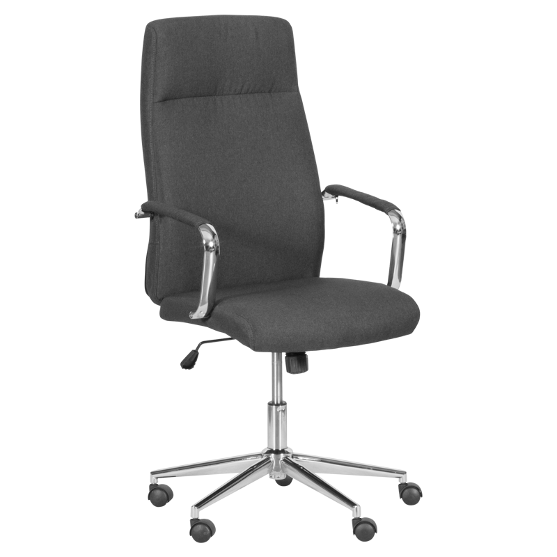 Президентски офис стол Carmen 7529-1 - сивна ниска цена с бърза доставка - BestPC.BG