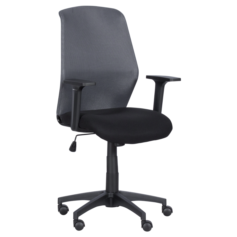 Работен офис стол Carmen 7047 - сив - черенна ниска цена с бърза доставка - BestPC.BG