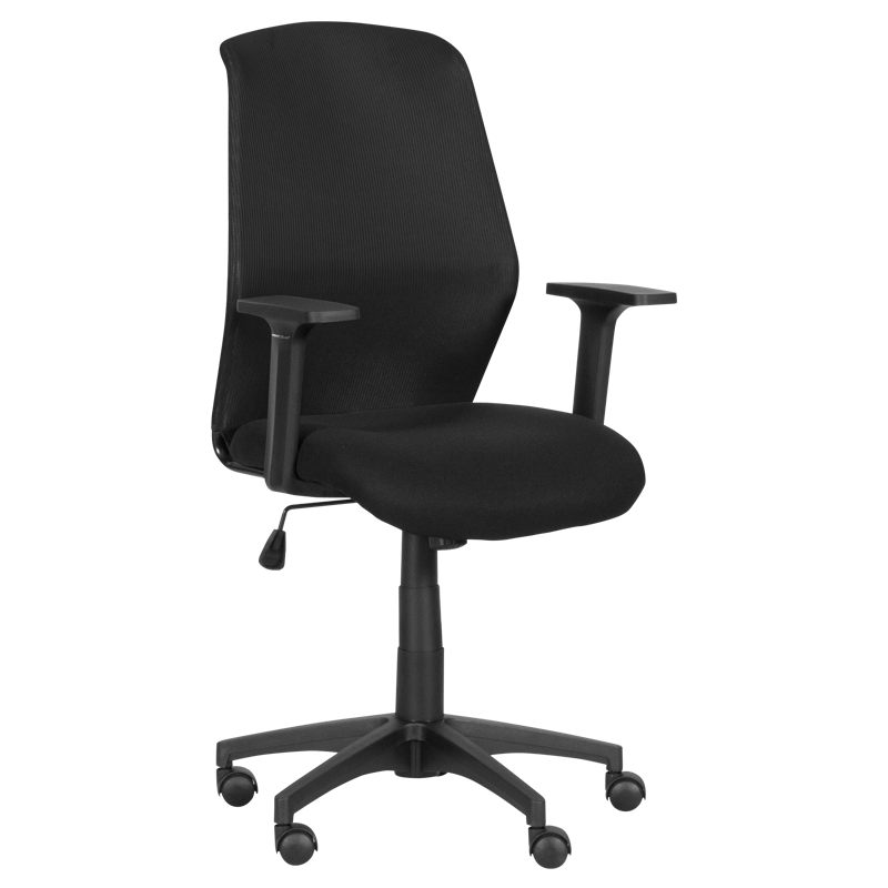 Работен офис стол Carmen 7047 - черенна ниска цена с бърза доставка - BestPC.BG