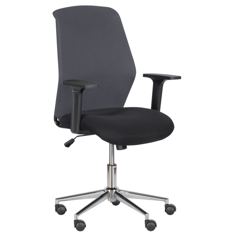 Работен офис стол Carmen 7047-1 - сив-черенна ниска цена с бърза доставка - BestPC.BG