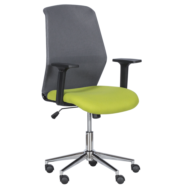 Работен офис стол Carmen 7047-1 - сив-зеленна ниска цена с бърза доставка - BestPC.BG