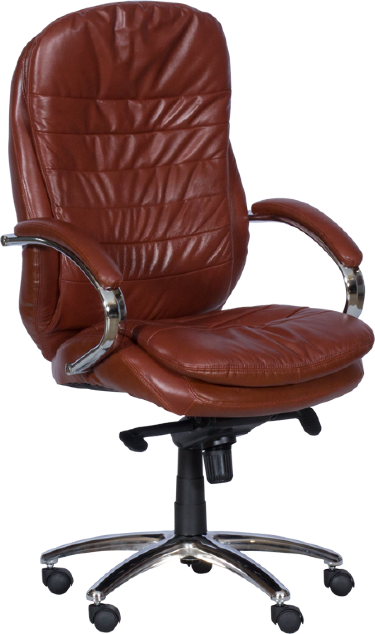 Президентски офис стол Carmen 8113-1 - искрящо кафявна ниска цена с бърза доставка - BestPC.BG