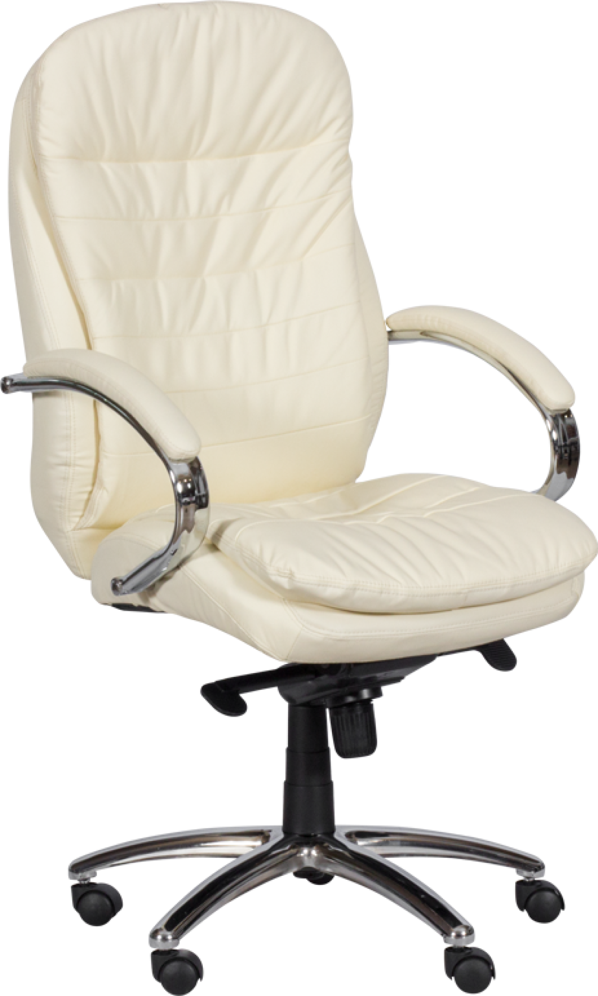 Президентски офис стол Carmen 8113-1 - кремна ниска цена с бърза доставка - BestPC.BG