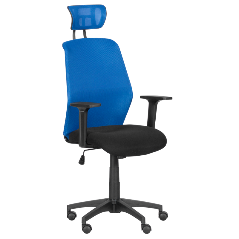 Президентски офис стол Carmen 7535 - синьо - черенна ниска цена с бърза доставка - BestPC.BG