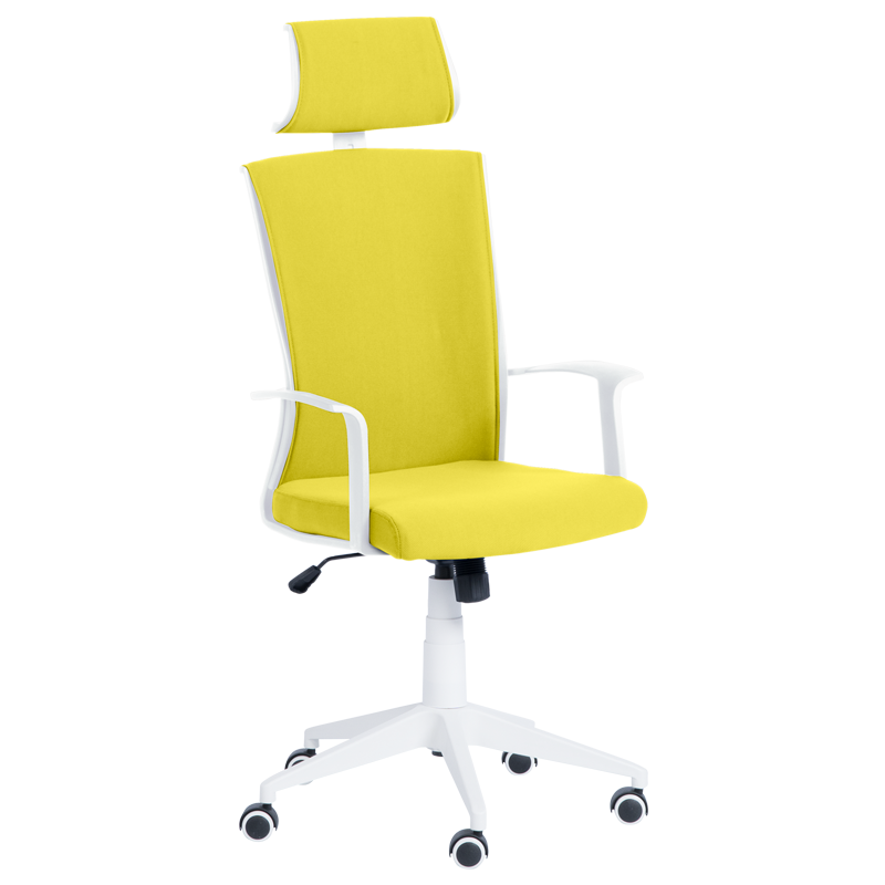 Президентски офис стол Carmen 7524-2 - горчицана ниска цена с бърза доставка - BestPC.BG