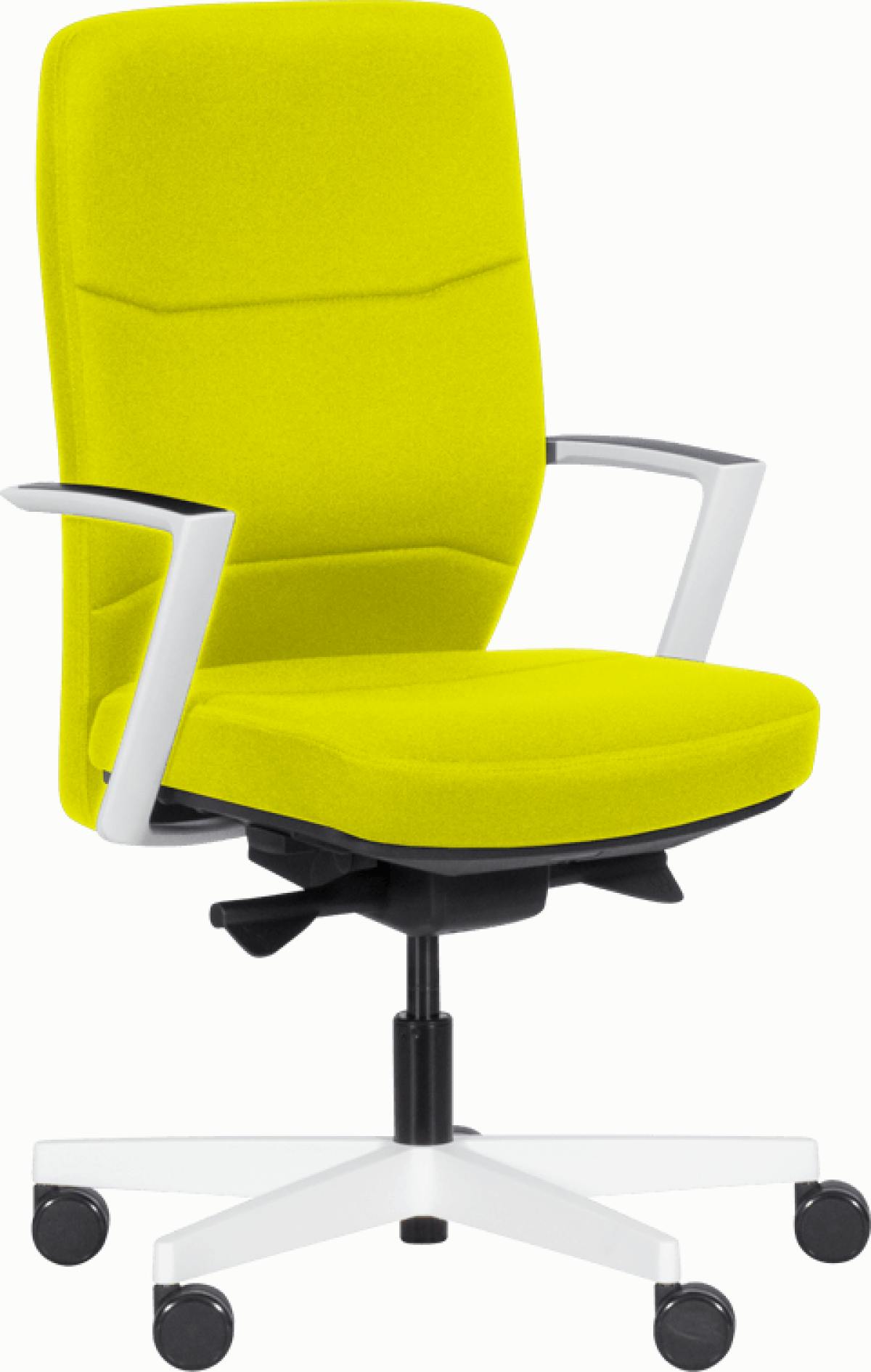 Ергономичен стол ROBIN - горчицана ниска цена с бърза доставка - BestPC.BG