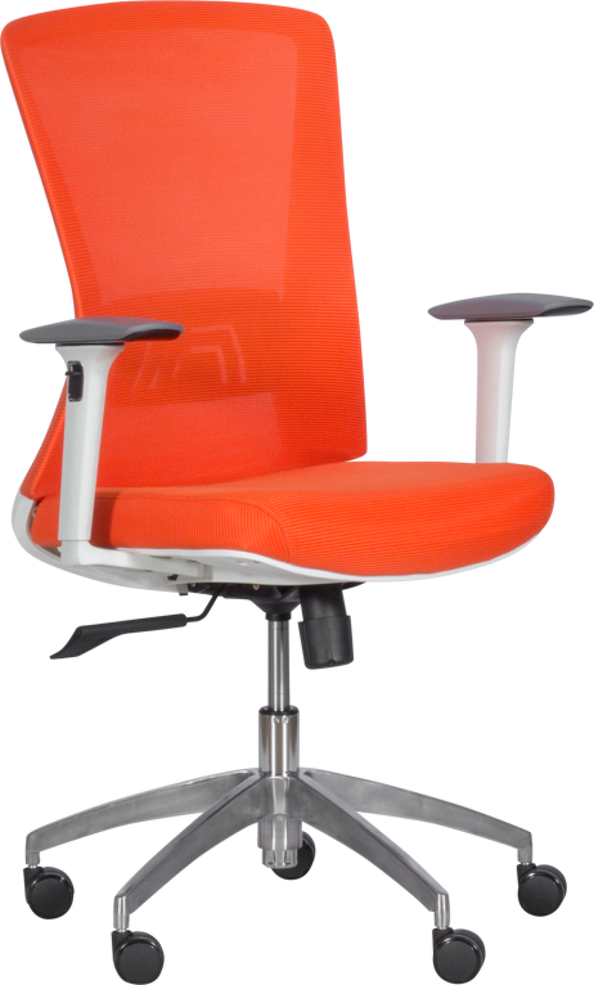 Работен офис стол Carmen 7543 - оранжевна ниска цена с бърза доставка - BestPC.BG