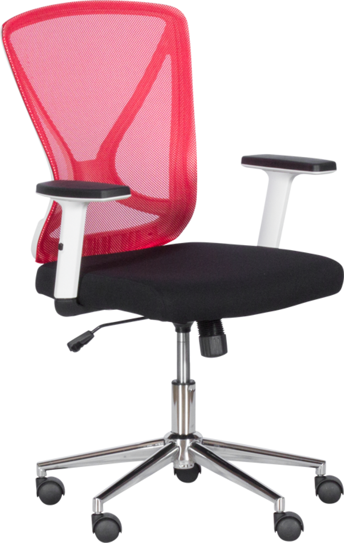 Работен офис стол Carmen 7049 - червен - черенна ниска цена с бърза доставка - BestPC.BG