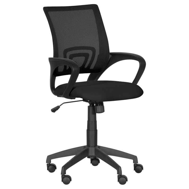 Работен офис стол Carmen 7050 - черенна ниска цена с бърза доставка - BestPC.BG