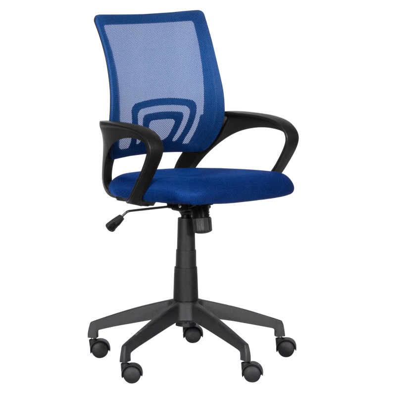 Работен офис стол Carmen 7050 - синна ниска цена с бърза доставка - BestPC.BG