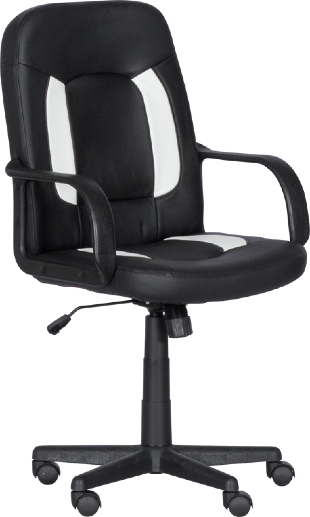 Геймърски стол Carmen 6516 - черен - бялна ниска цена с бърза доставка - BestPC.BG