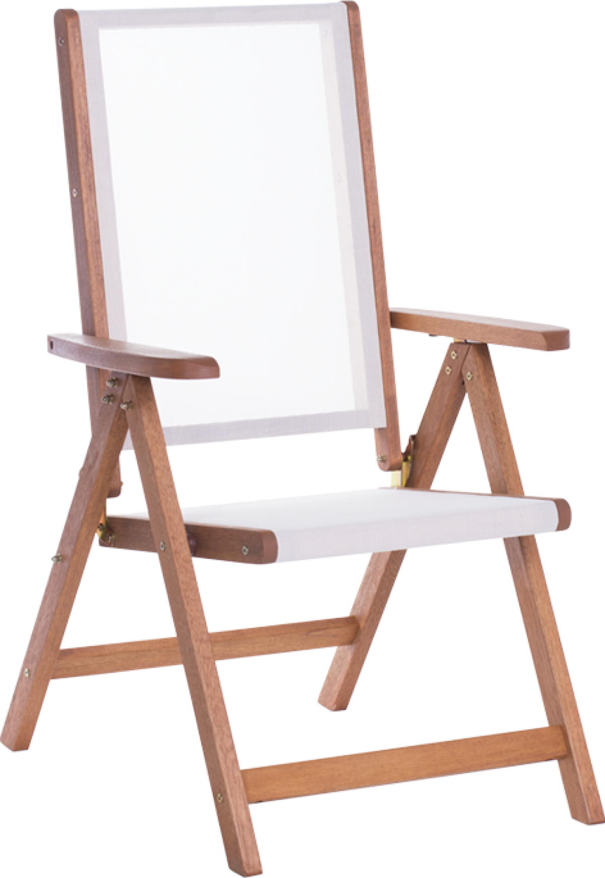 Сгъваем дървен градински стол SVEN - бялна ниска цена с бърза доставка - BestPC.BG