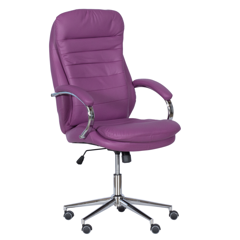 Президентски офис стол Carmen 6113-1 - лилавна ниска цена с бърза доставка - BestPC.BG