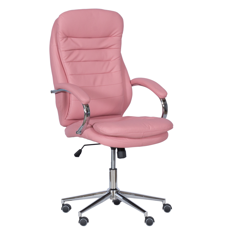 Президентски офис стол Carmen 6113-1 - розовна ниска цена с бърза доставка - BestPC.BG