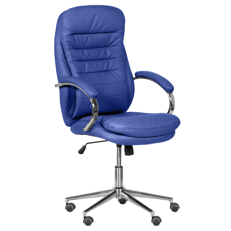 Президентски офис стол Carmen 6113-1 - синна ниска цена с бърза доставка - BestPC.BG