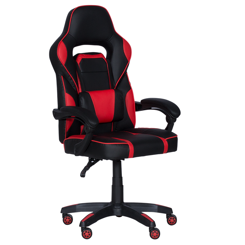 Геймърски стол Carmen 6197 - черен - червенна ниска цена с бърза доставка - BestPC.BG