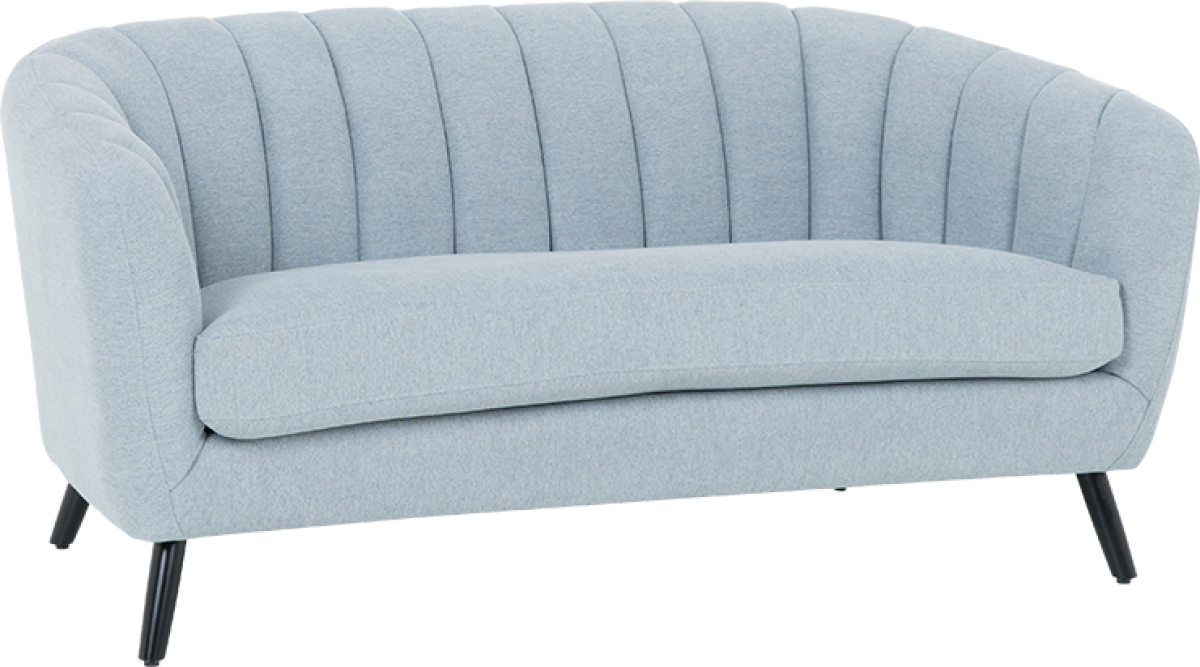 Двуместно канапе GRETA - светлосин FRна ниска цена с бърза доставка - BestPC.BG