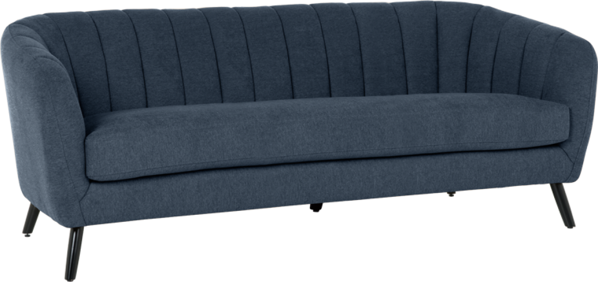 Триместно канапе GRETA - тъмносин POна ниска цена с бърза доставка - BestPC.BG