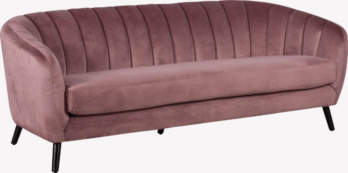 Триместно канапе GRETA - роза HLRна ниска цена с бърза доставка - BestPC.BG