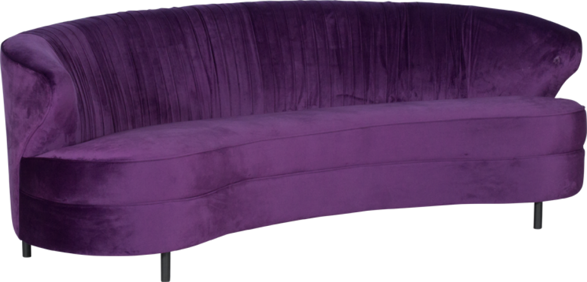 Триместно канапе MIA - лилаво HLRна ниска цена с бърза доставка - BestPC.BG