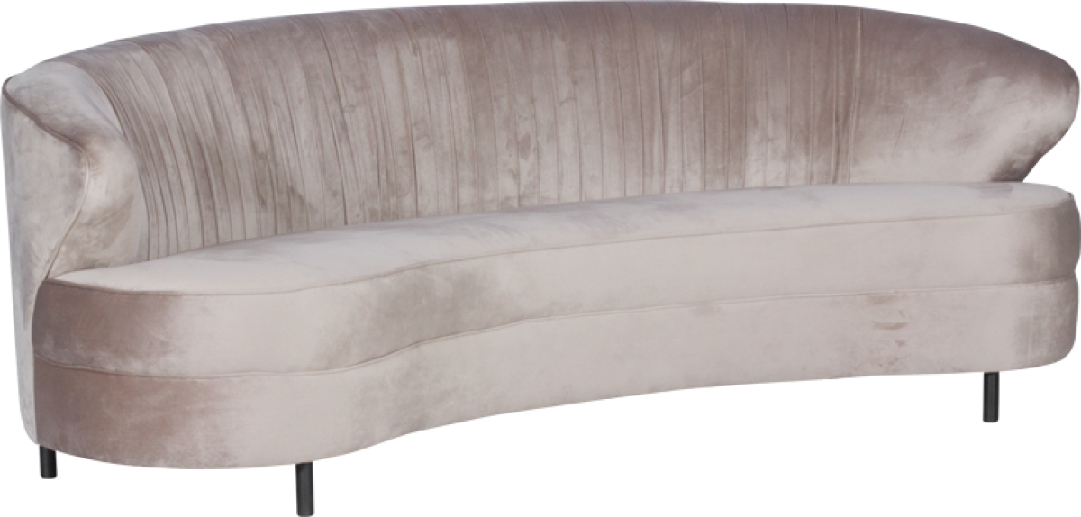 Триместно канапе MIA - светлобежово HLRна ниска цена с бърза доставка - BestPC.BG