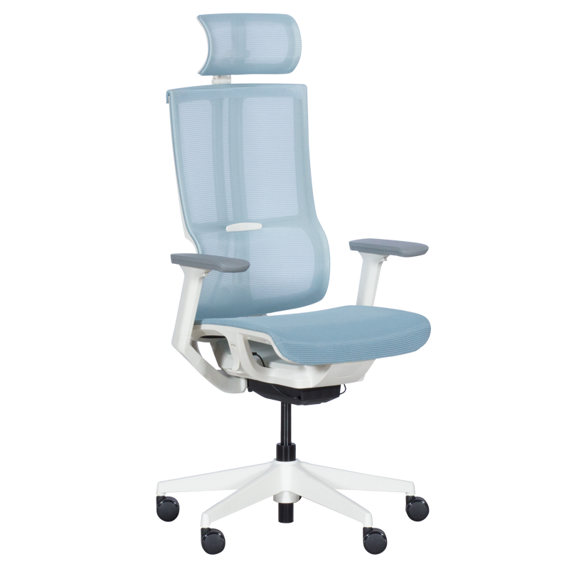 Ергономичен стол Carmen 7574 - светлосинна ниска цена с бърза доставка - BestPC.BG