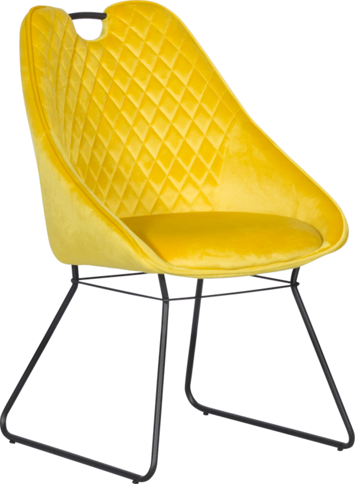 Трапезен стол GEDLING - жълт BF 2на ниска цена с бърза доставка - BestPC.BG