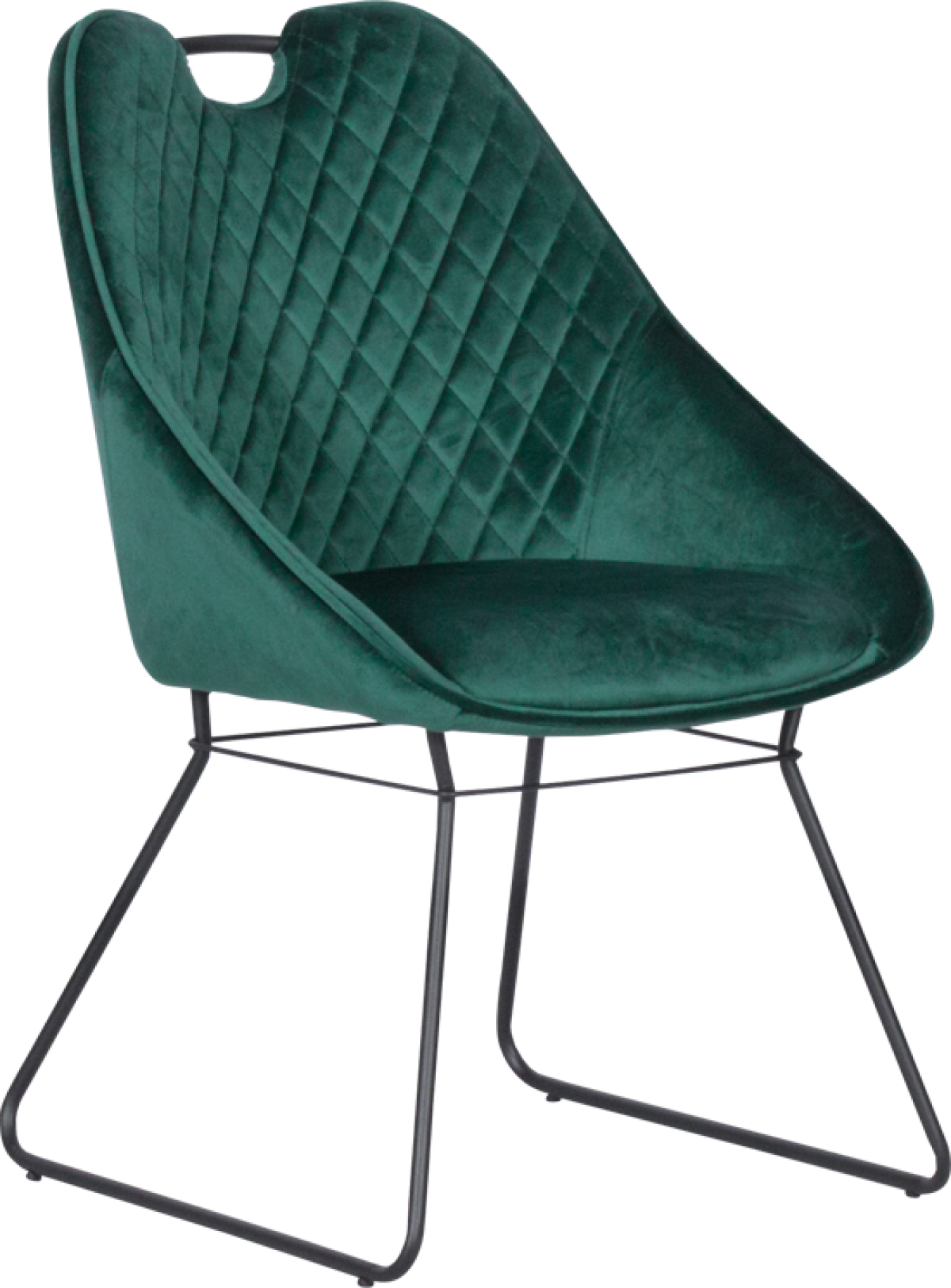 Трапезен стол GEDLING - тъмнозелен BF 2на ниска цена с бърза доставка - BestPC.BG