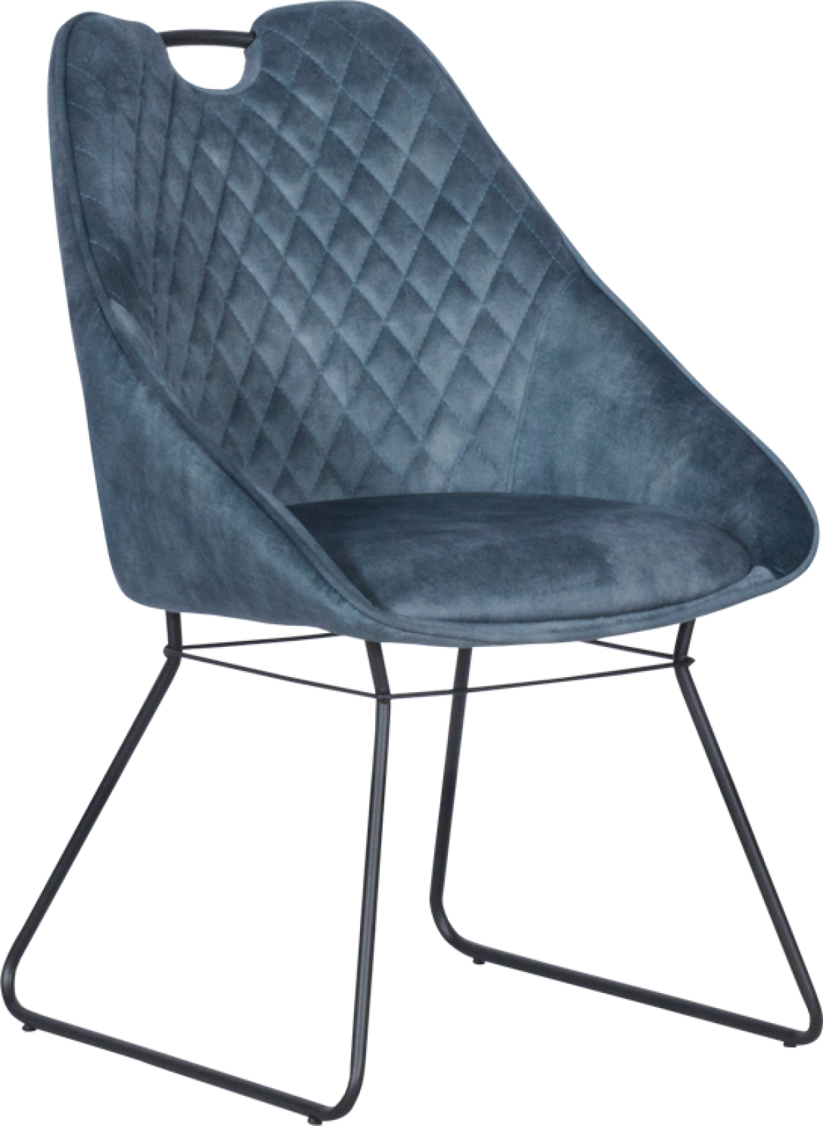 Трапезен стол GEDLING - син MJ 1на ниска цена с бърза доставка - BestPC.BG