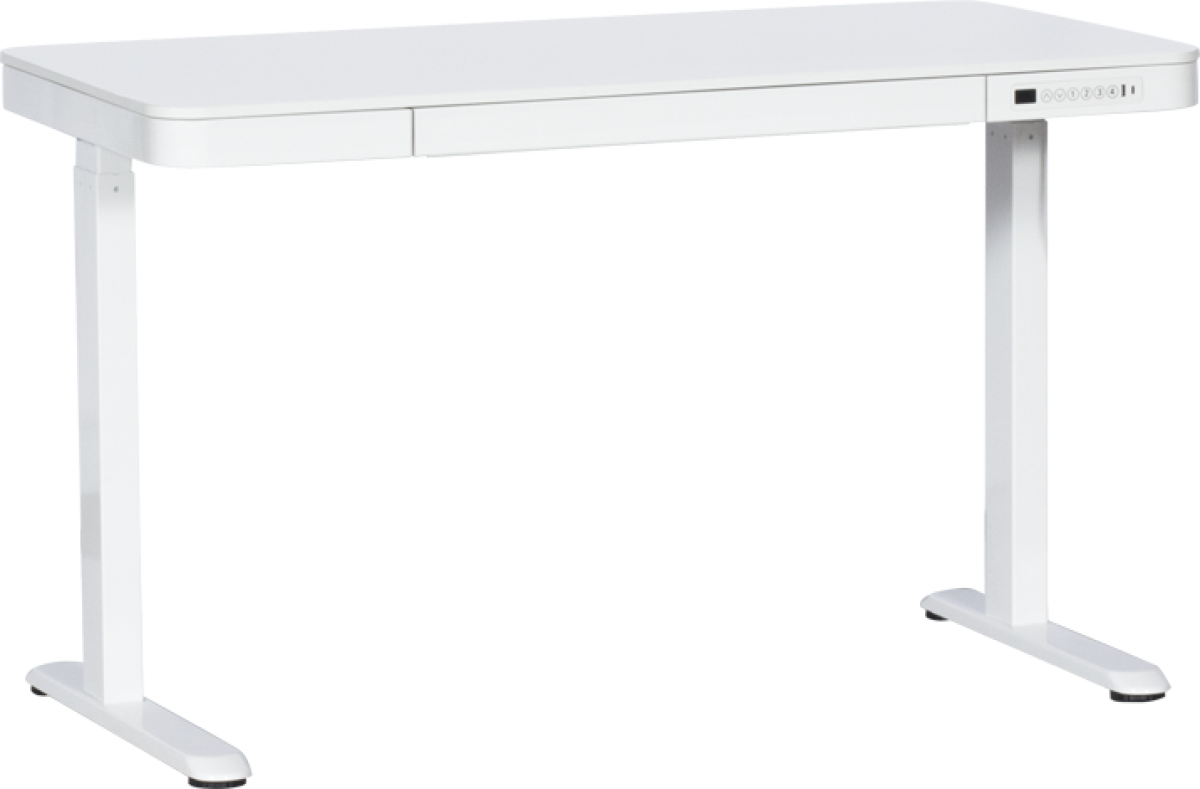 Бюро Ергономично регулируемо бюро Carmen CR-118 E - бялона ниска цена с бърза доставка - BestPC.BG