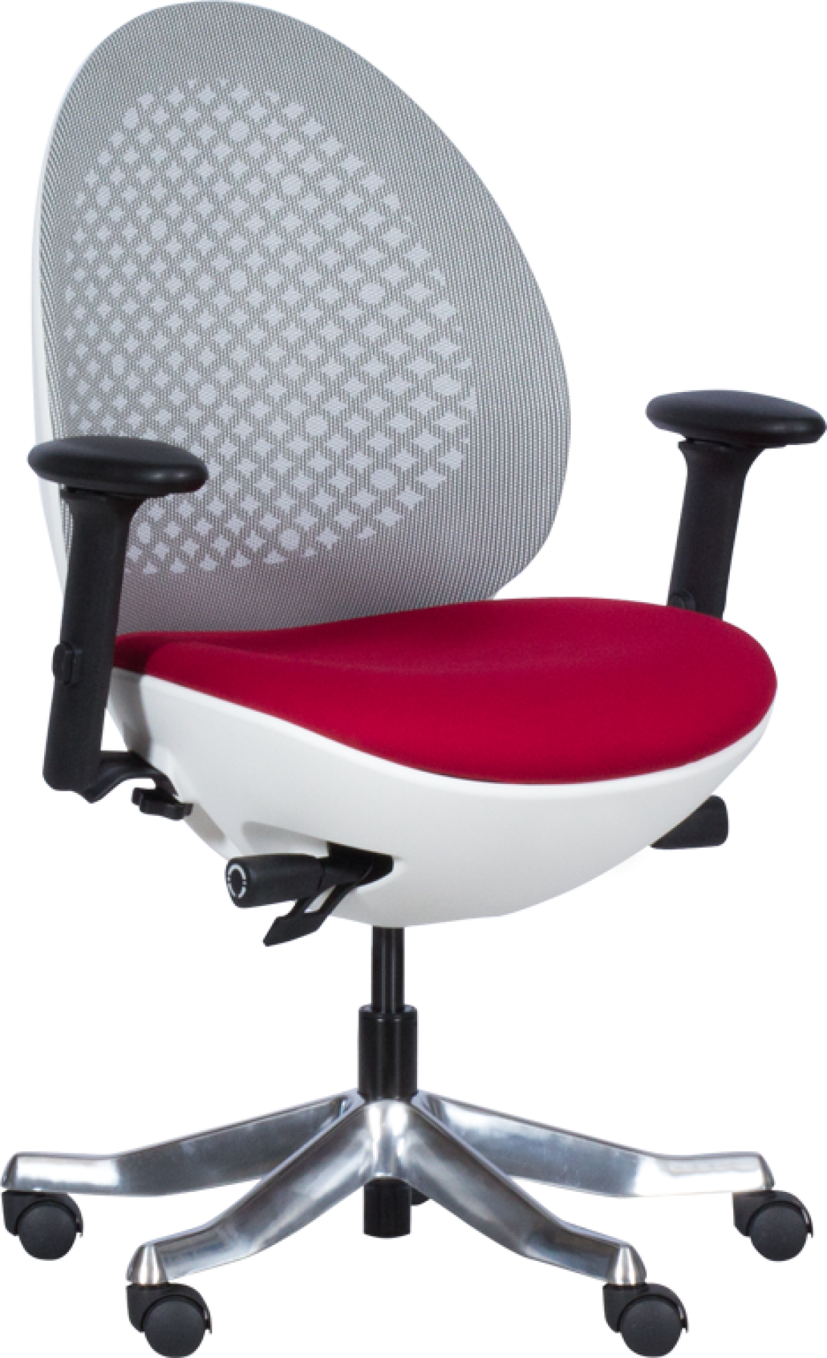 Работен офис стол OVE 2 - червенна ниска цена с бърза доставка - BestPC.BG