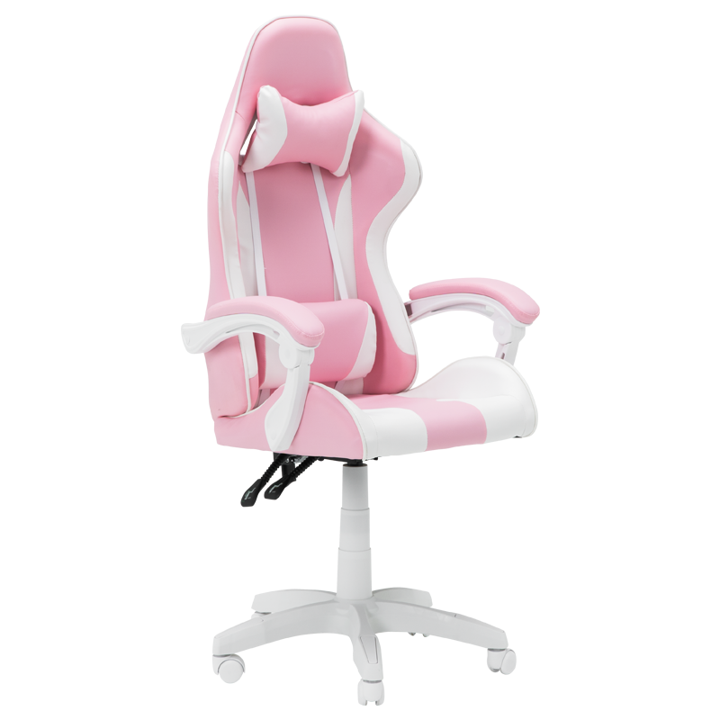 Геймърски стол Carmen 6311 - бял - розовна ниска цена с бърза доставка - BestPC.BG