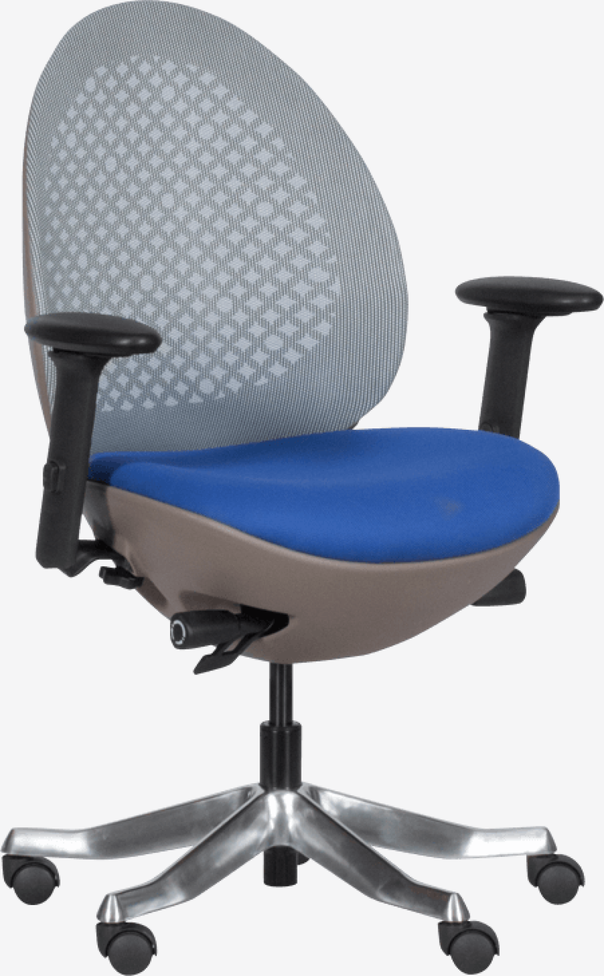 Работен офис стол OVE - кралско синна ниска цена с бърза доставка - BestPC.BG