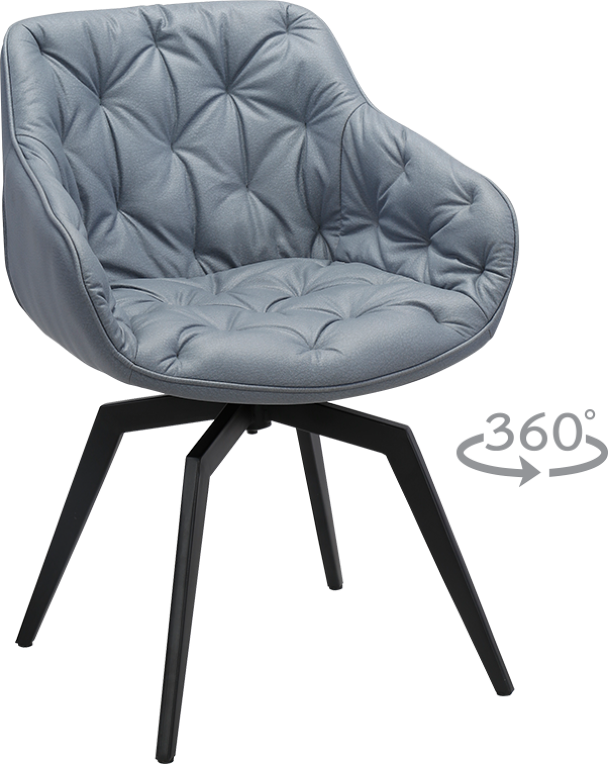 Трапезен стол BUXTON - сив DX-310на ниска цена с бърза доставка - BestPC.BG