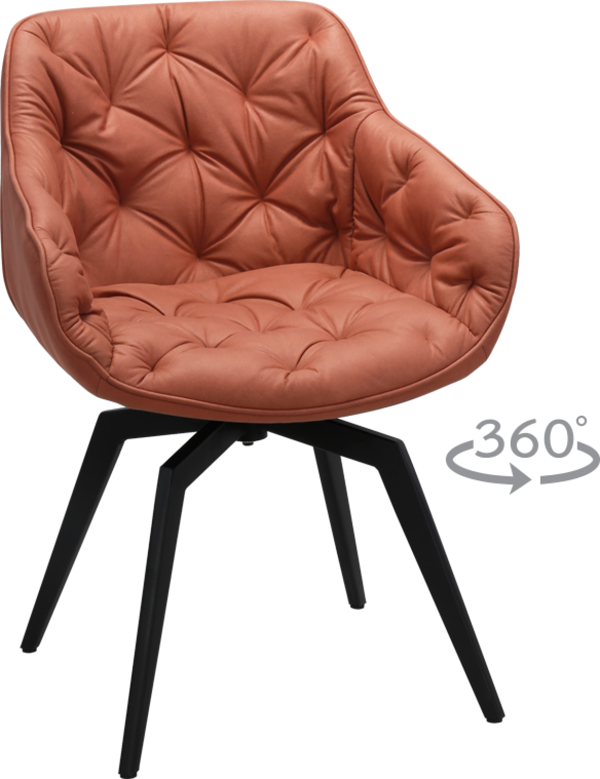 Трапезен стол BUXTON - праскова DX-555на ниска цена с бърза доставка - BestPC.BG