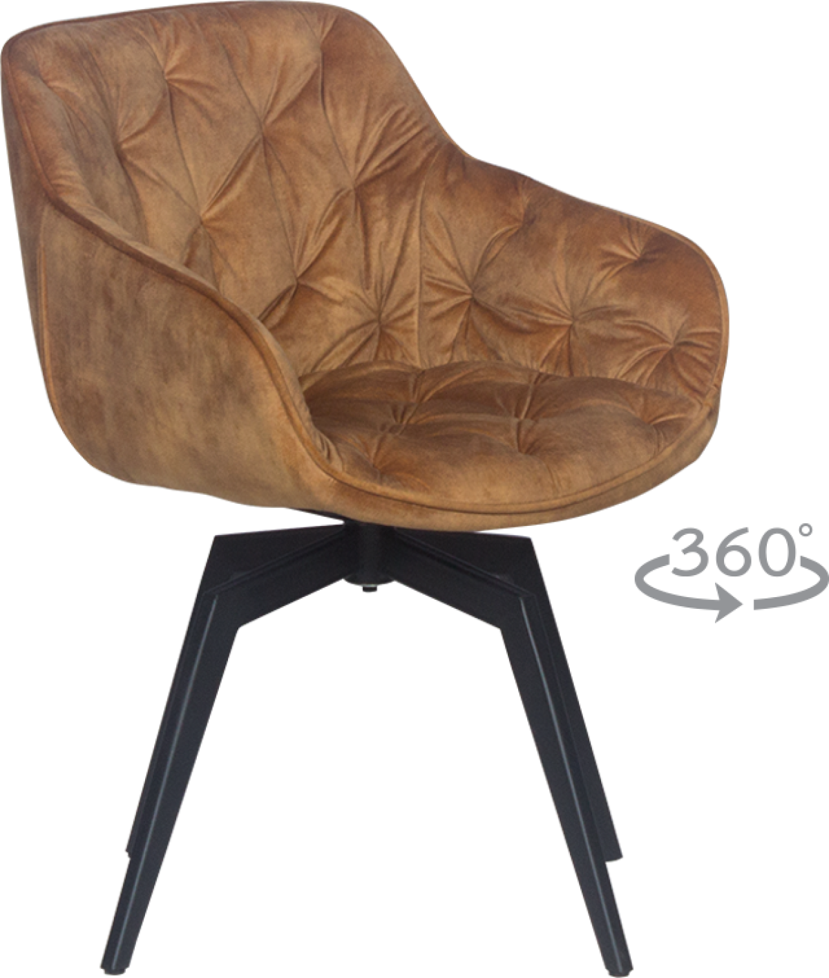 Трапезен стол BUXTON - оранжев MJ 1на ниска цена с бърза доставка - BestPC.BG