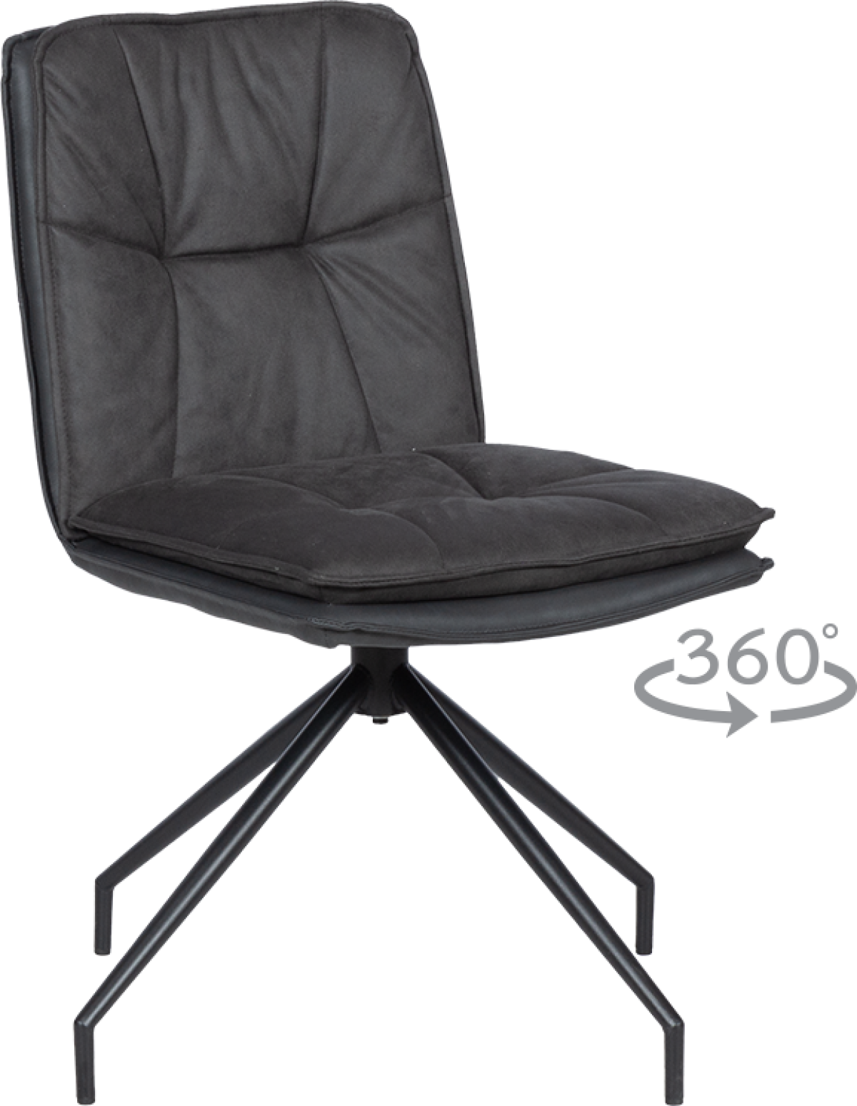 Трапезен стол RAMSEY - графит BF 1на ниска цена с бърза доставка - BestPC.BG